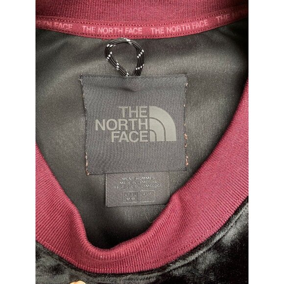 The North Face Velvet Sweatshirt Crewneck Black‎ Series Velvet City Mens size M - Picture 6 of 8